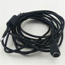China Cables Manufacturer Braid Shielding Dual Ferriter Cors POWER DIN 4P Cable DIN 4P Female to Open Power Cable